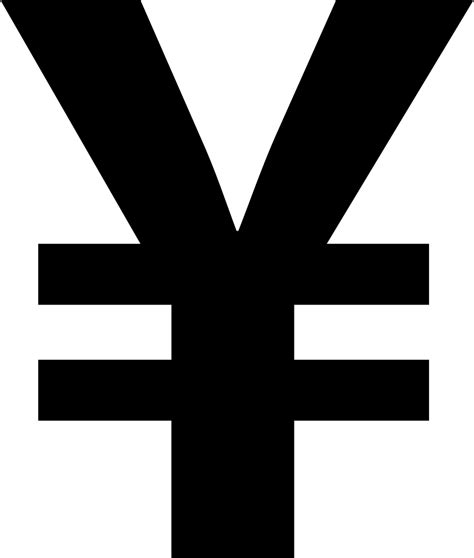 yen symbol in word